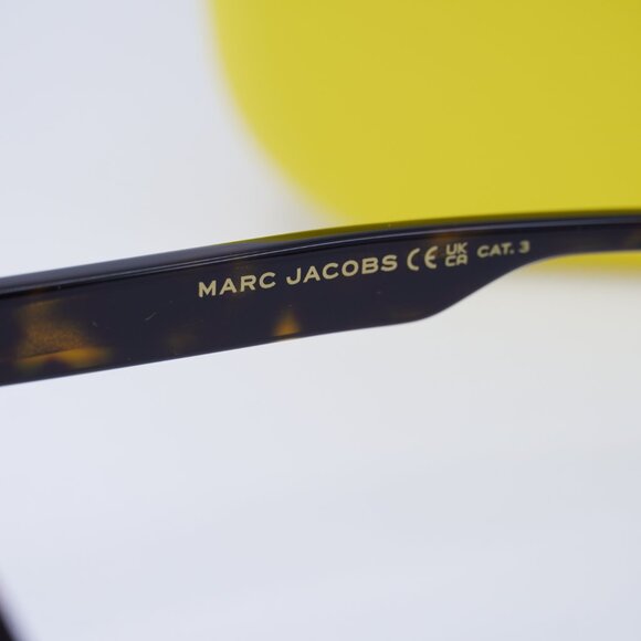 Marc Jacobs MARC 719/S 0086 9K Square Sunglasses - Havana\Brown Gradient - Picture 9 of 10